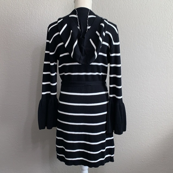 Chaser Rib Knit Hooded Cardigan Sz M - Picture 2 of 11